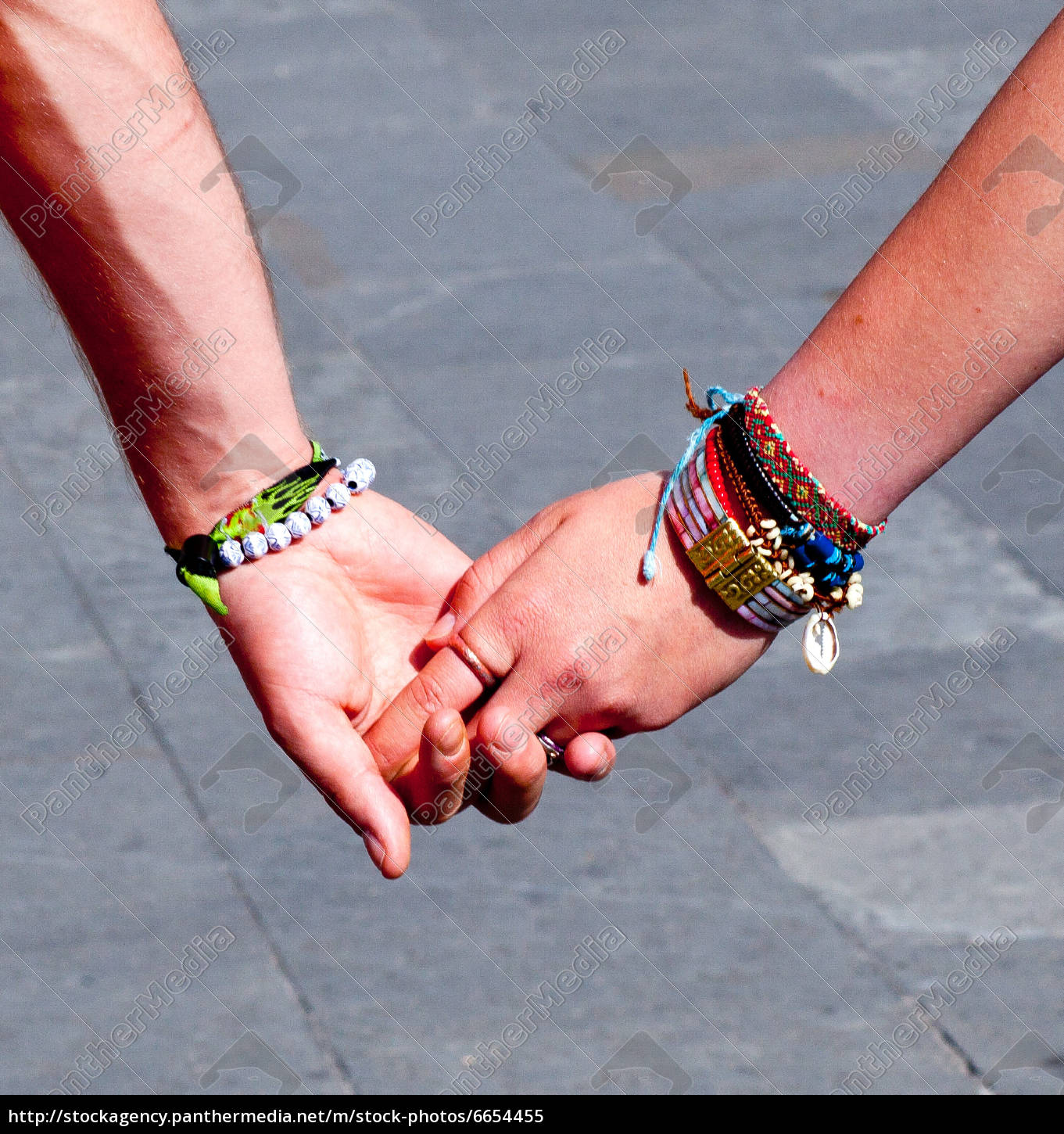 Lovers Holding Hands Stock Photo Panthermedia Stock Agency