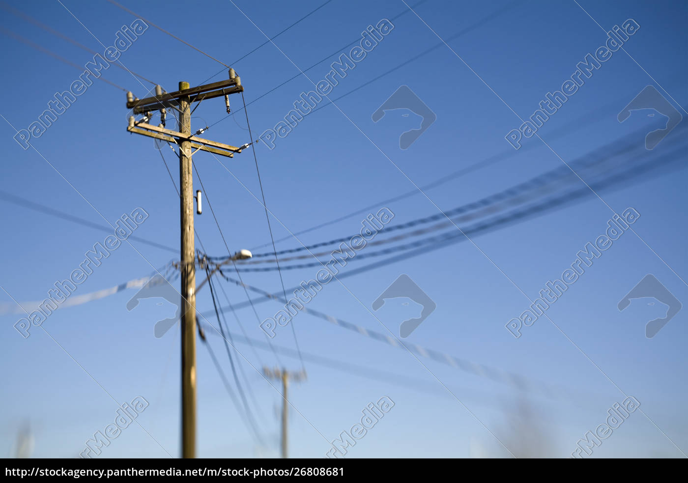 Utility Pole And Power Lines Royalty Free Image 26808681