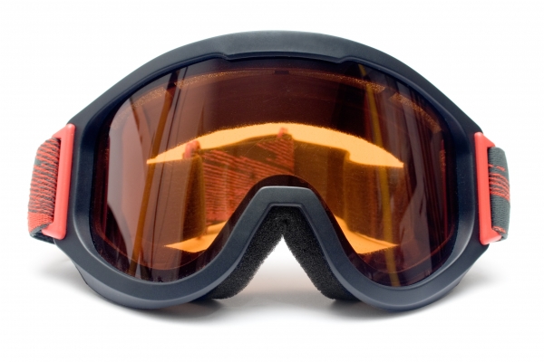 ski goggles frontal