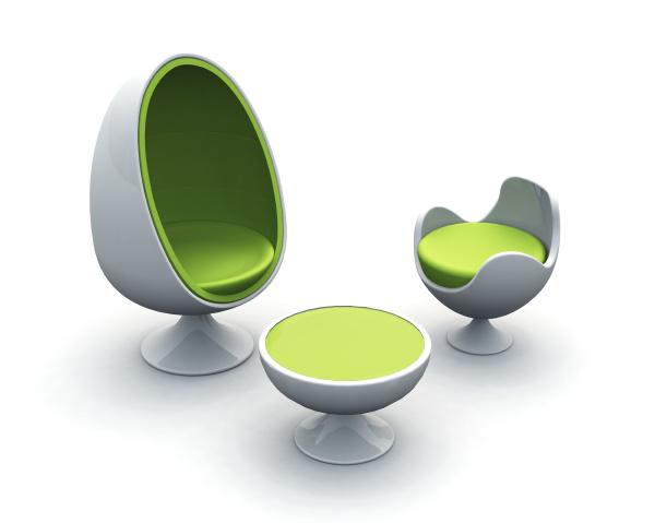 modern egg chair