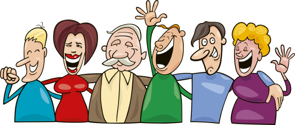 group of happy people