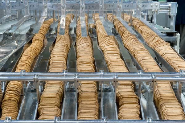 production of biscuits