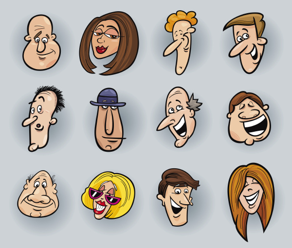 Cartoon faces - Royalty free photo #6121408 | PantherMedia Stock Agency