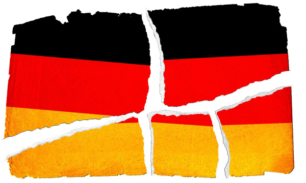 grungy flag germany