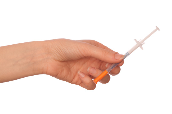 making insulin injections