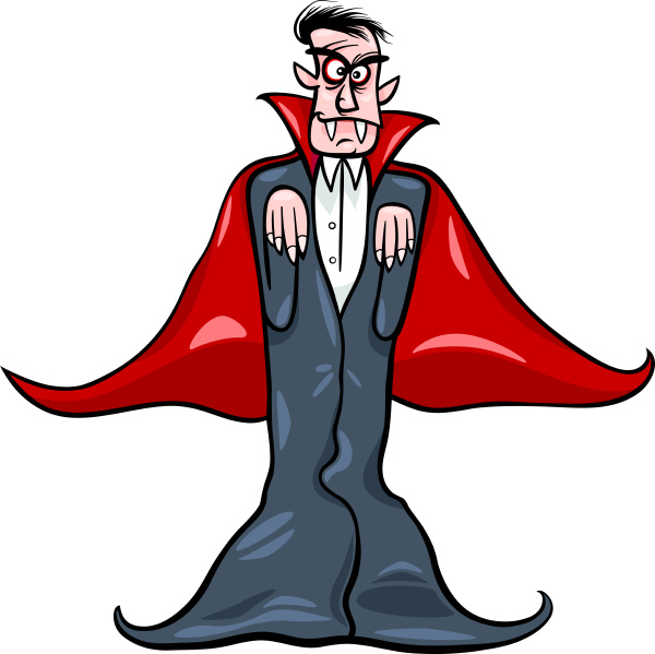 dracula vampire cartoon illustration - Stock image #8781034 ...