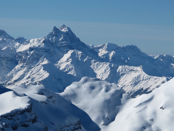 view from glacier de diablerets