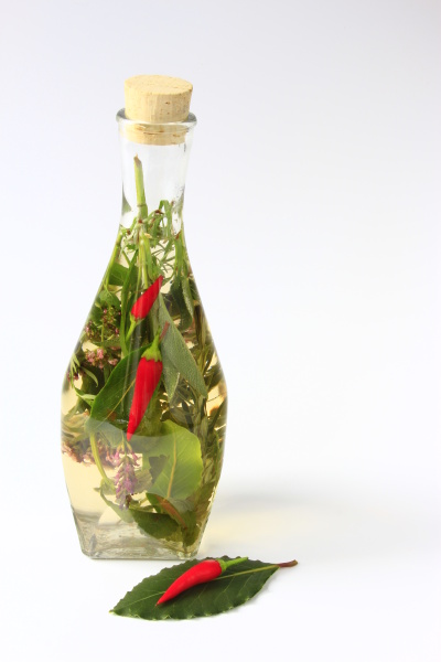 herb vinegar with chili
