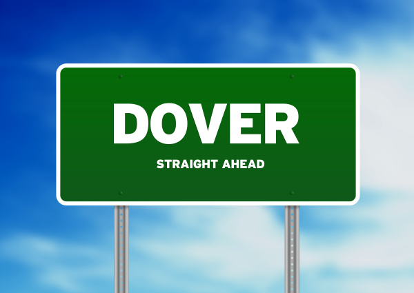 dover delaware highway sign