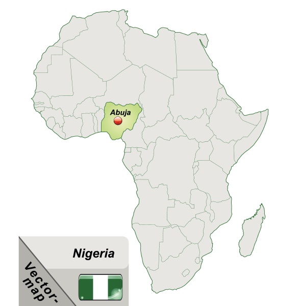 island-map-of-nigeria-with-capitals-in-pastelgr-n-royalty-free-image