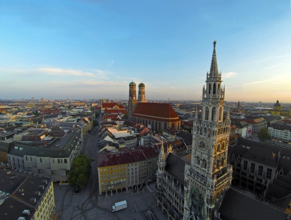 munich old town from