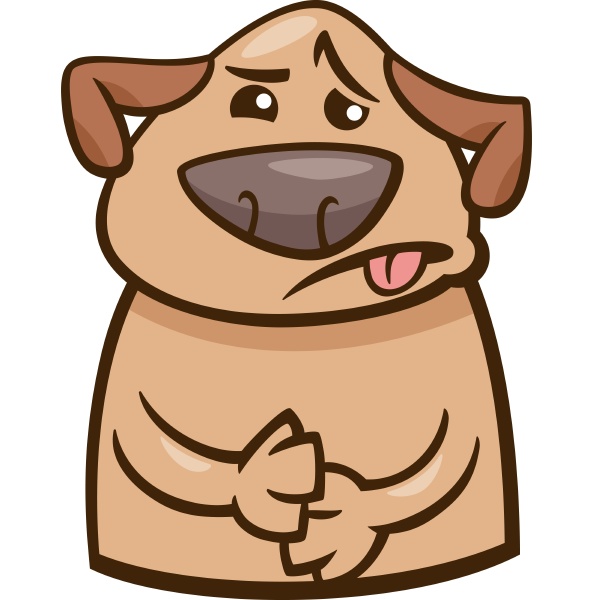 mood sick dog cartoon illustration - Stock Photo #11995073 | PantherMedia  Stock Agency