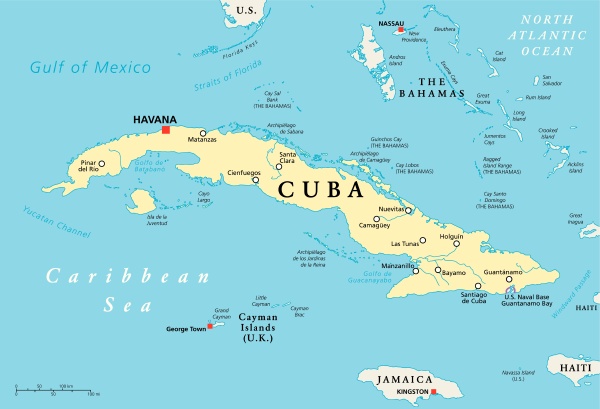 Cuba Political Map - Stock Image #13189250 | PantherMedia Stock Agency