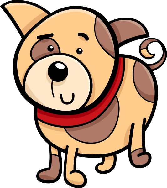 spotted puppy cartoon illustration - Royalty free photo - #13349016 ...