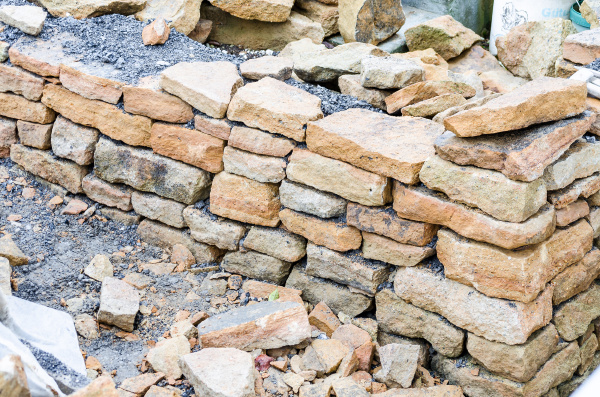 Stone Wall Dry Sandstone Stock Photo 13902689 Panthermedia Agency - What Is A Dry Stack Stone Wall