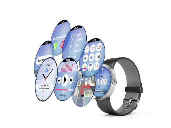 smart watch with different apps