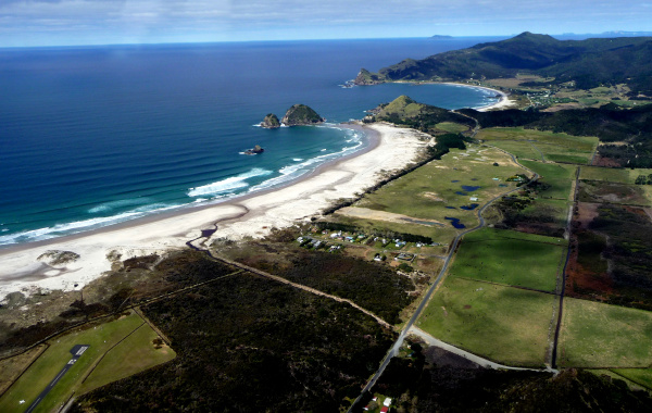 aerial photos of the coast and