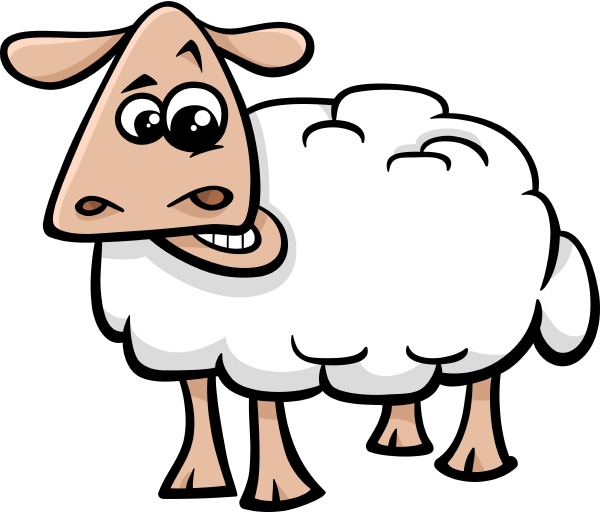sheep farm animal cartoon - Stock Photo #14647355 | PantherMedia Stock ...