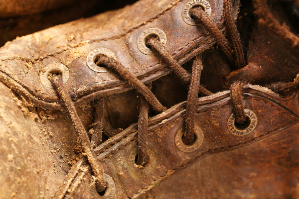 muddy boot