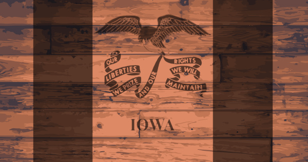 iowa state flag brand