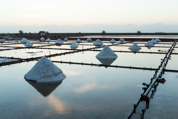 salt in sea salt farm