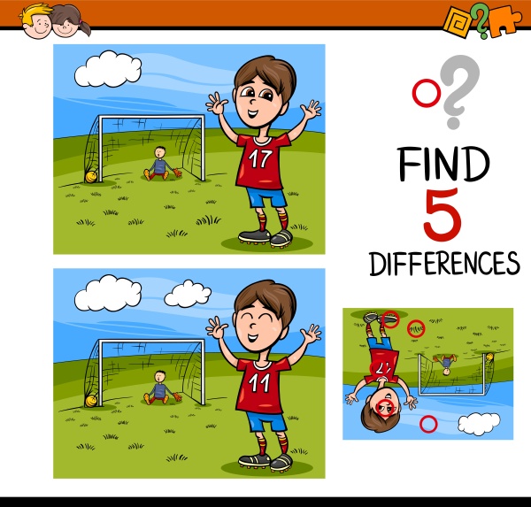 preschool differences activity task