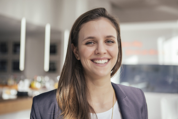 portrait of smiling young business woman