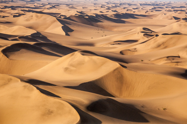 aerial view of the dunes of