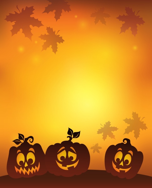 pumpkin silhouettes theme image 7
