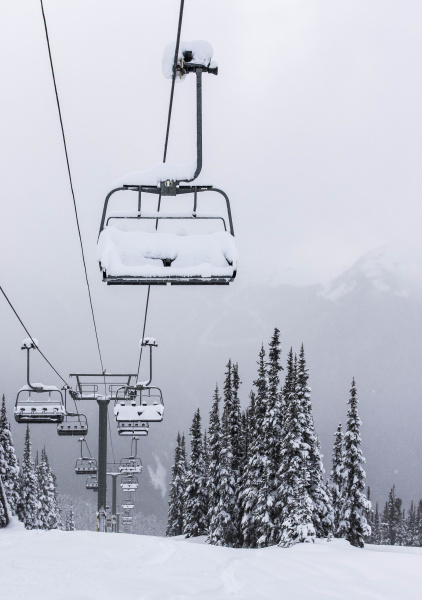 un opened chairlift at whistler blackcomb