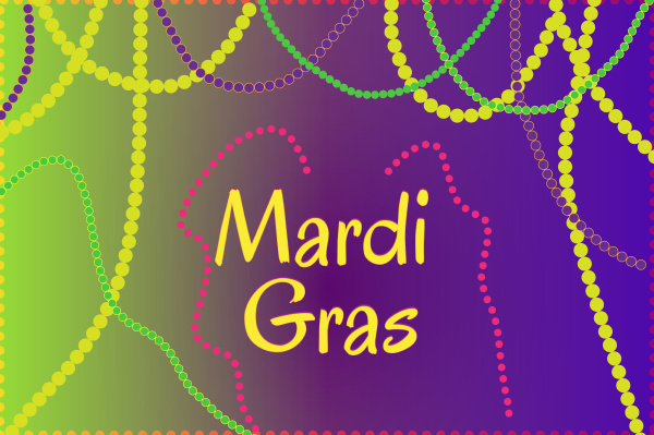 mardi gras holiday thematic picture