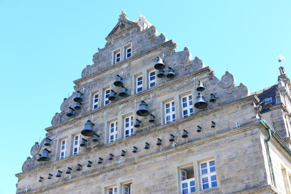 house facades in hameln