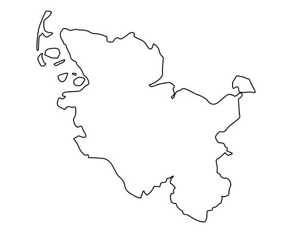map of schleswig holstein