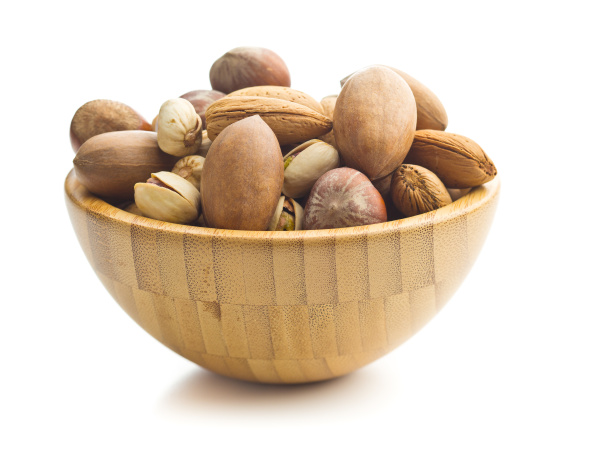 different types of nuts in the