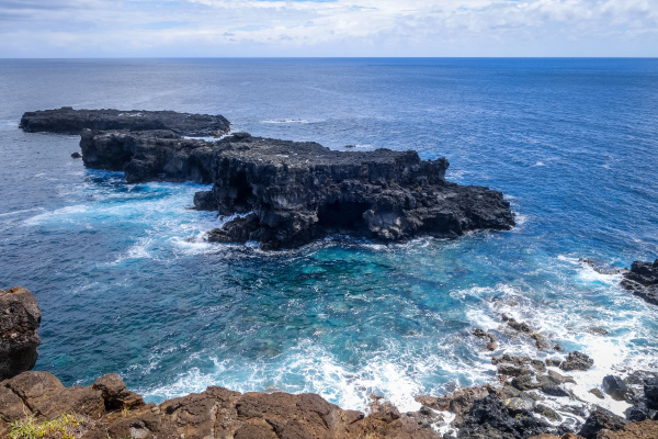 pacific ocean landscape vue from cliffs