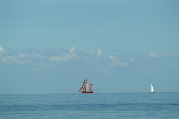 sailboats in the baltic sea massholm