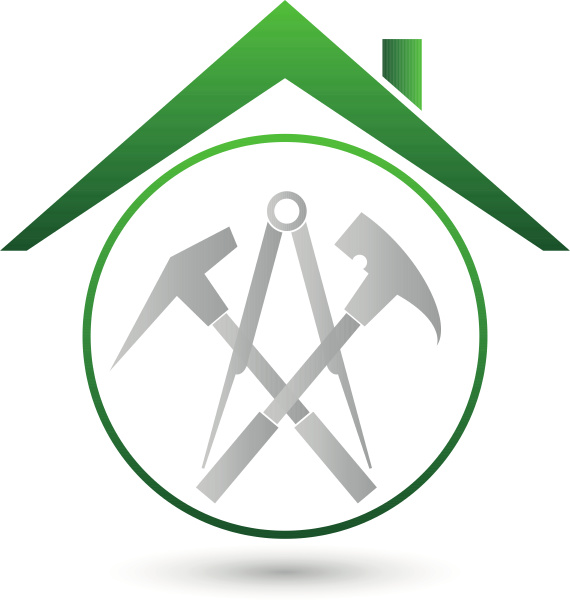 roof tools roofer logo