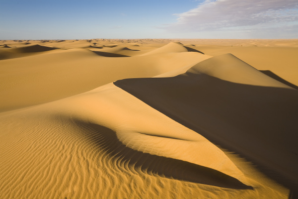 sand dunes in the libyan desert