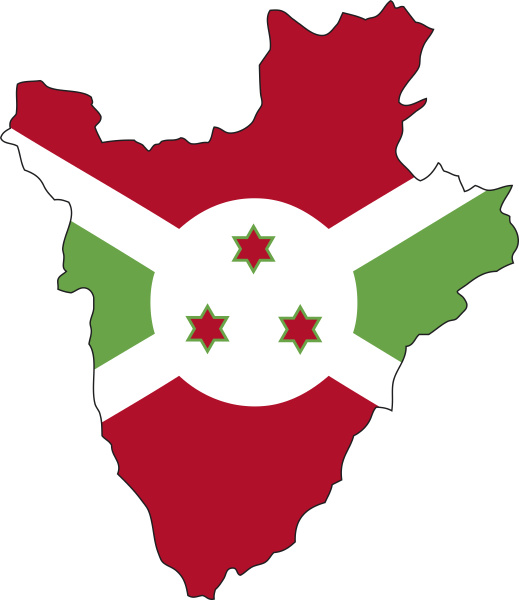 burundi flag outline