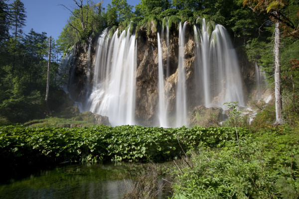 waterfall galovac buk plitvice lakes