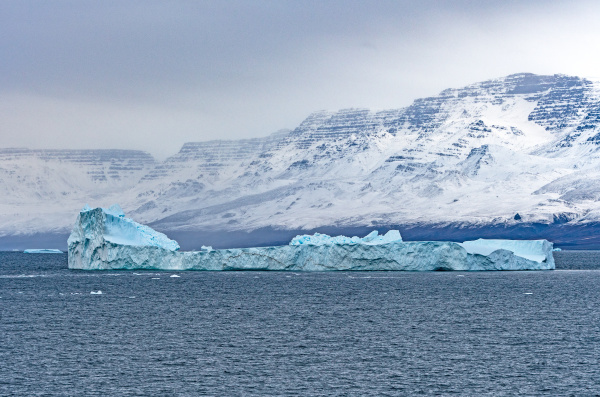 large iceberg off the coast of
