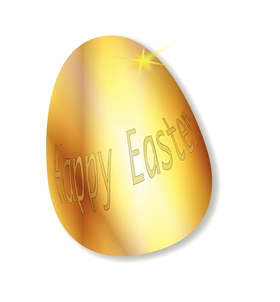 gold easter egg