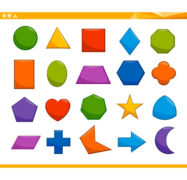 educational basic geometric shapes - Stock Photo #25994371 ...