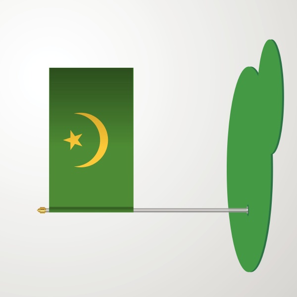 mauritania flag pole