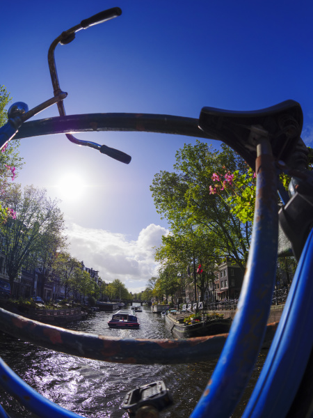 netherlands amsterdam bicycle at