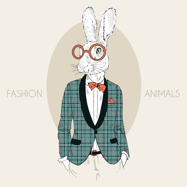fashion animal illustration furry art