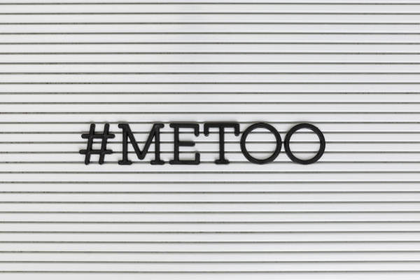 metoo text on white background