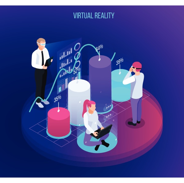 virtual augmented reality 360 degree isometric