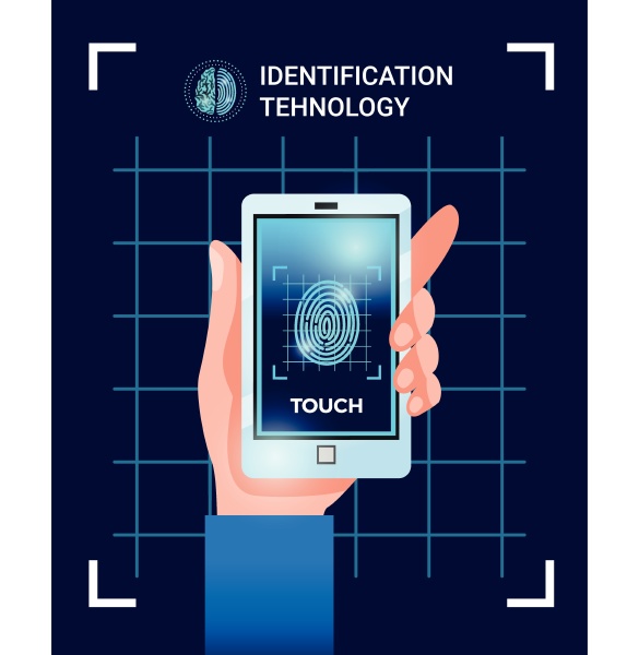 biometric identification user technologies poster with