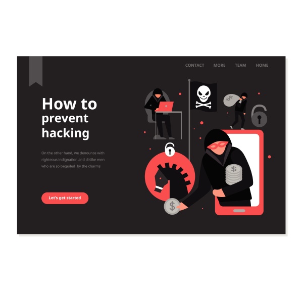 protection from hacker attacks web page